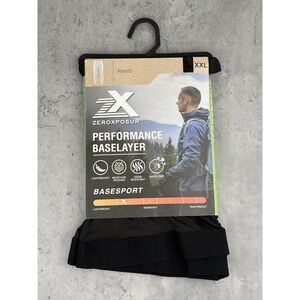 Zeroxposur Men's Performance Base Layer Base Sport Light Weight Pants Size 2XL